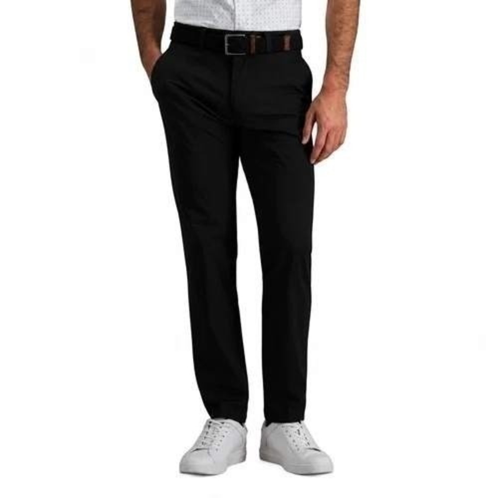 Kenneth Cole Reaction Performance Pant Mens 30x32 Black New Techni-Cole Stretch
